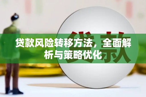 铁力贷款风险转移方法，全面解析与策略优化