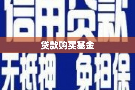 铁力贷款购买基金