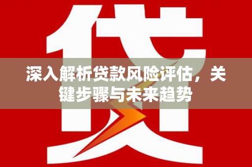 铁力深入解析贷款风险评估，关键步骤与未来趋势