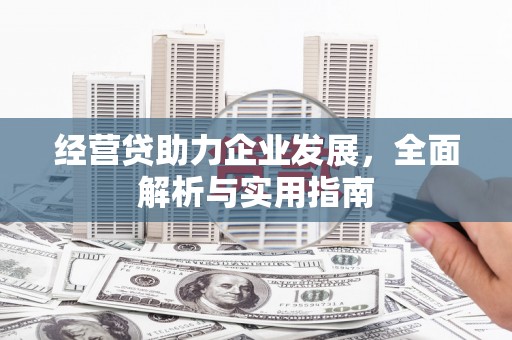 铁力经营贷助力企业发展，全面解析与实用指南