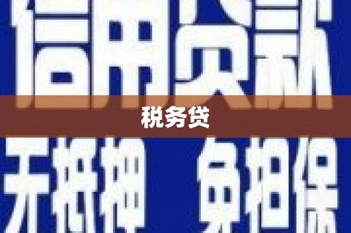 铁力税务贷