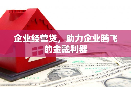 铁力企业经营贷，助力企业腾飞的金融利器