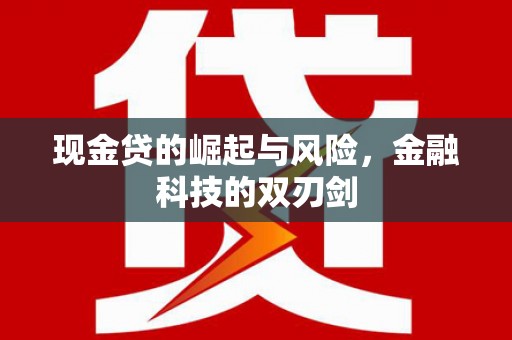 铁力现金贷的崛起与风险，金融科技的双刃剑
